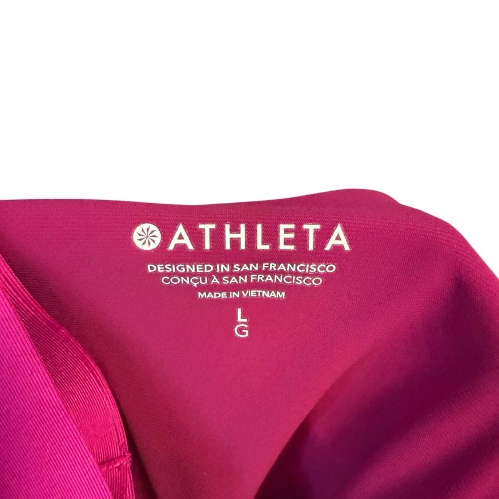 Athleta | Coastline One‎ Piece Swimsuit Electric Fuchsia Size L - Picture 8 of 11